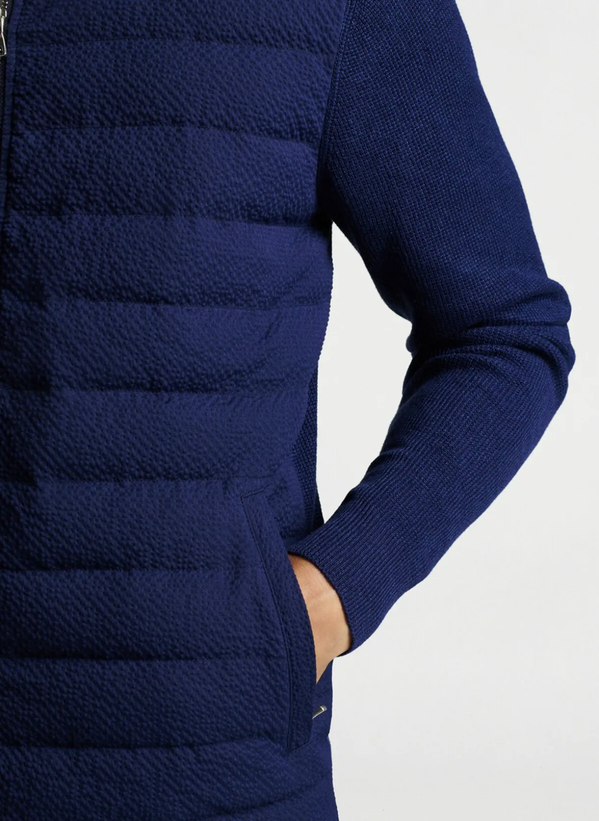 Smith Hybrid Seersucker Sweater Jacket
