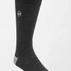 Solid Rib Crew Sock