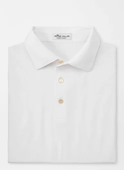 Solid Stretch Mesh Polo