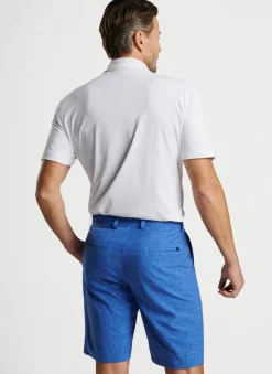 Solid Stretch Mesh Polo