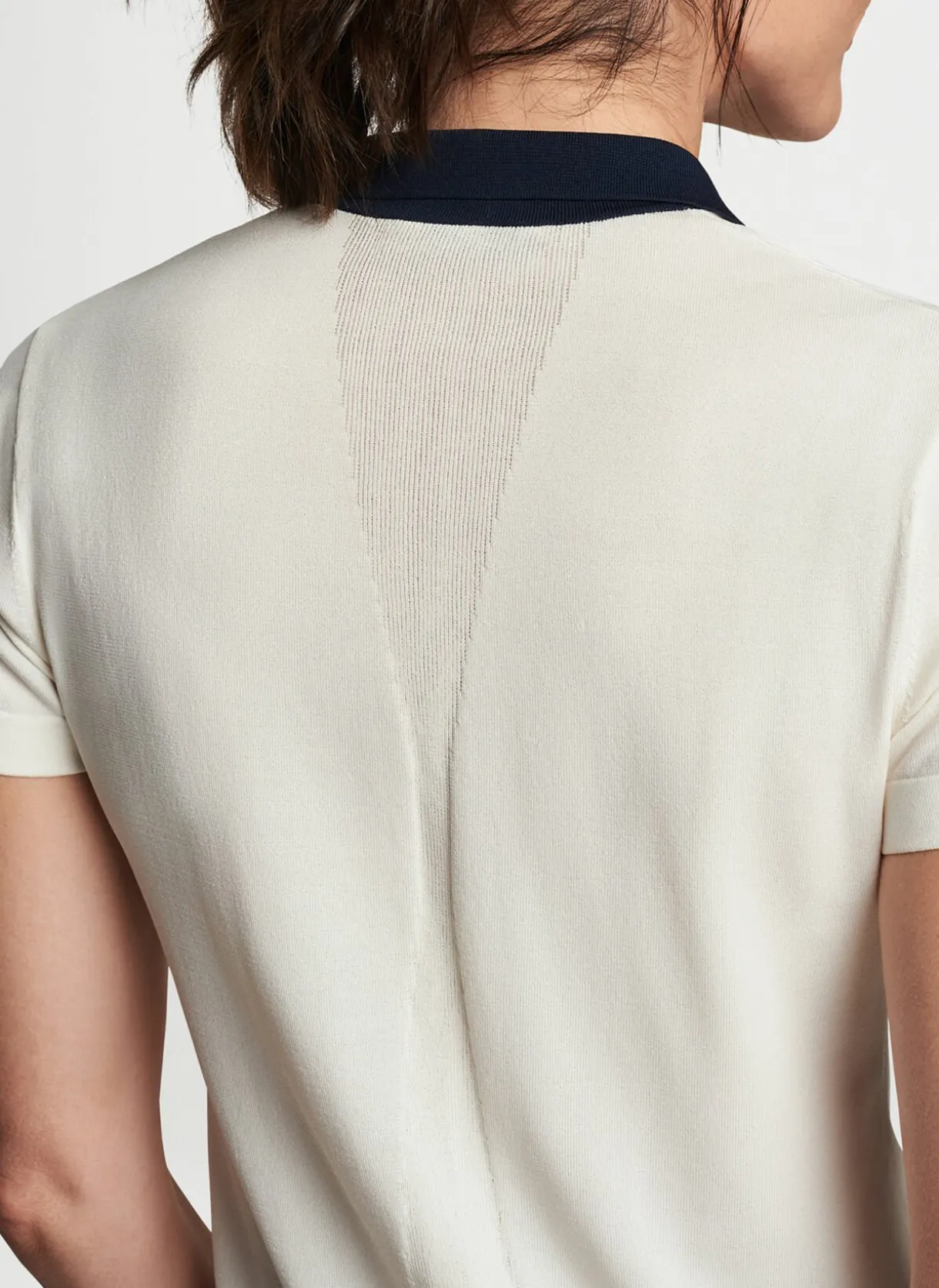 Stuart Short-Sleeve Collared Performance Sweater
