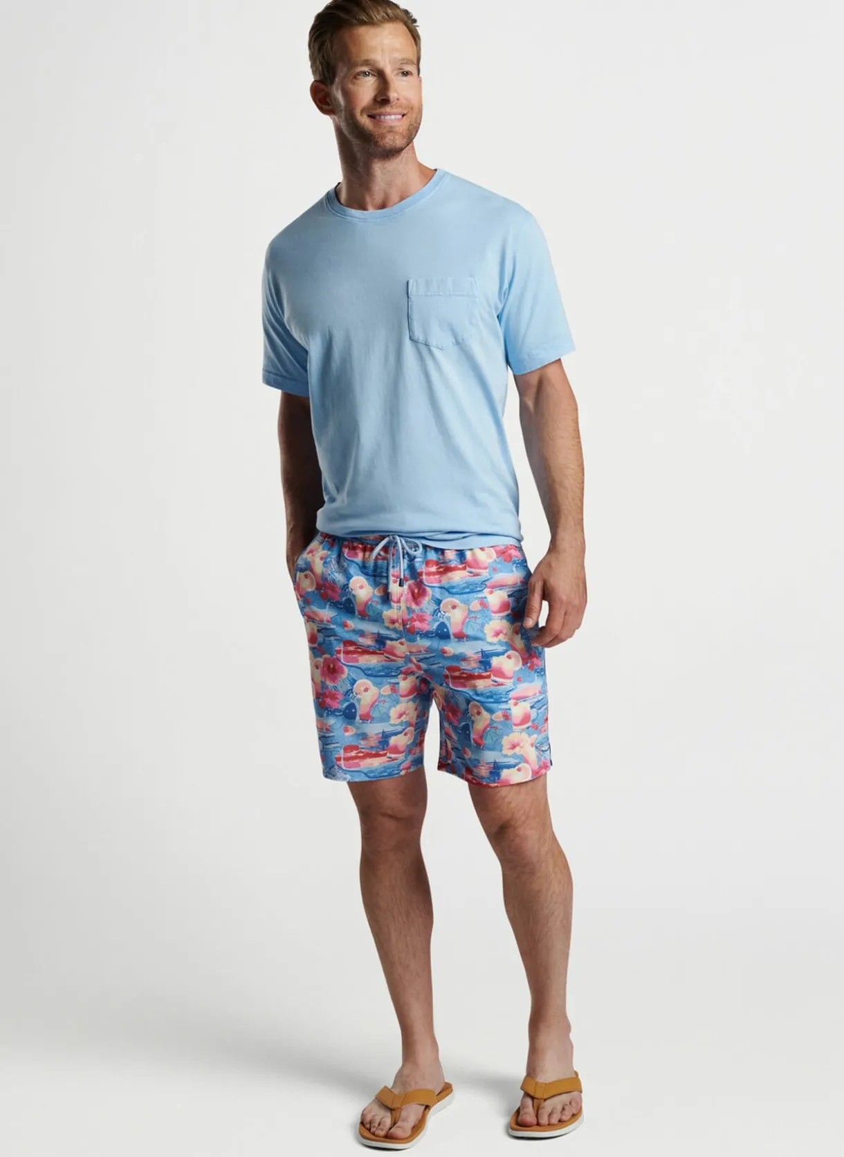 Tequila Sunrise Swim Trunk