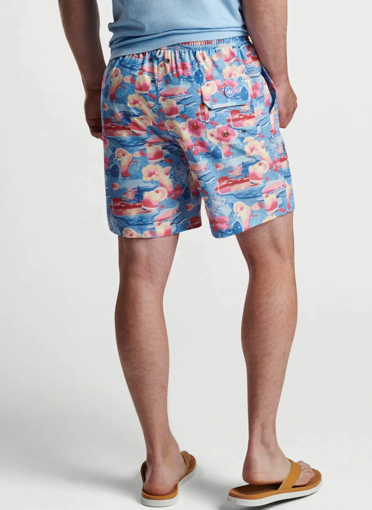 Tequila Sunrise Swim Trunk
