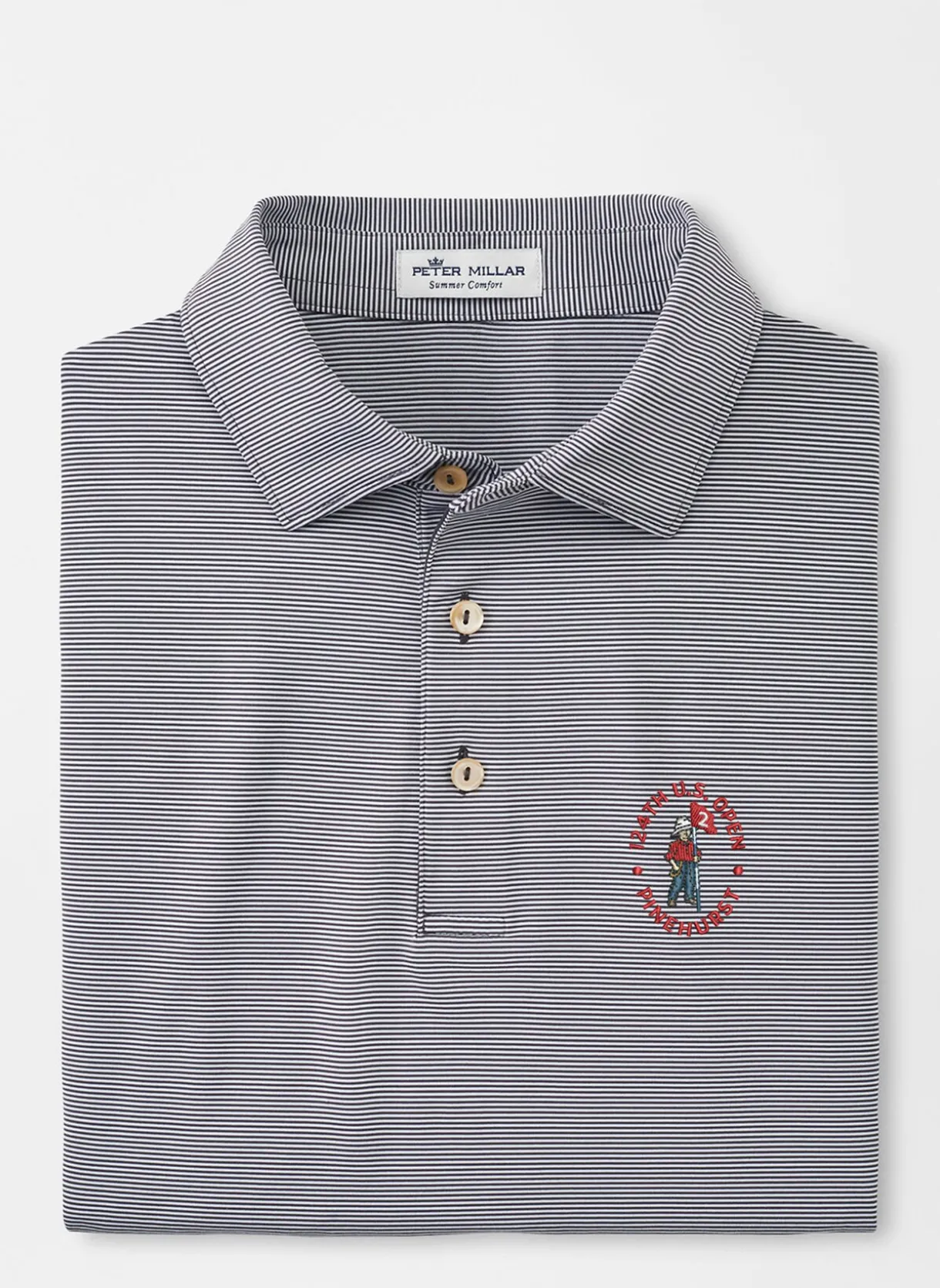 124Th U.S. Open Jubilee Stripe Performance Polo