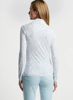 Tossed Paisley Print Long-Sleeve Sun Shirt