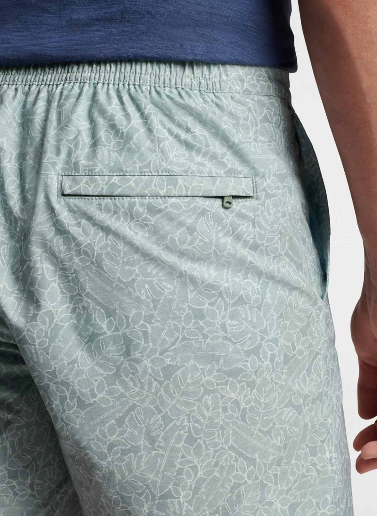 Tropical Leaves Swim Trunk
