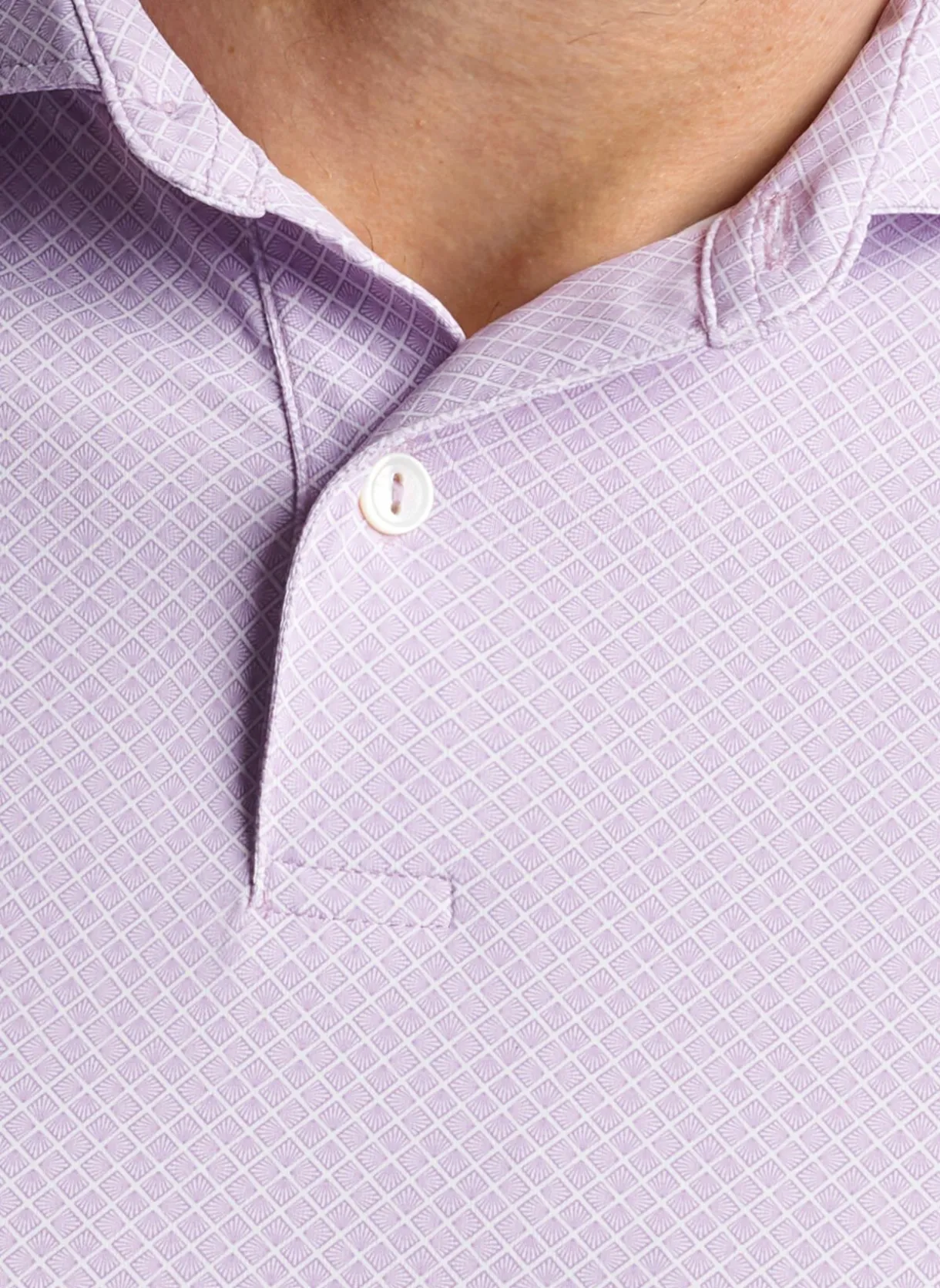 Van Alen Geo Performance Jersey Polo