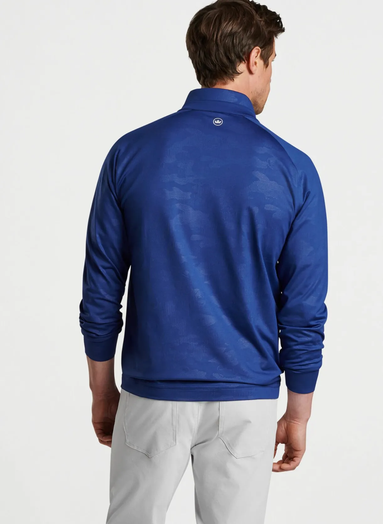 Verge Logo Camo Performance Quarter-Zip