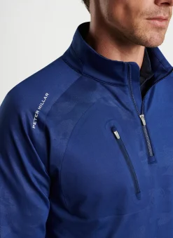 Verge Logo Camo Performance Quarter-Zip