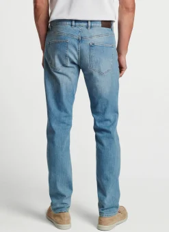 Vintage Washed Five-Pocket Denim