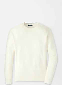 Voyager Cashmere-Silk Saddle Shoulder Crew