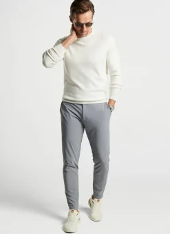 Voyager Cashmere-Silk Saddle Shoulder Crew