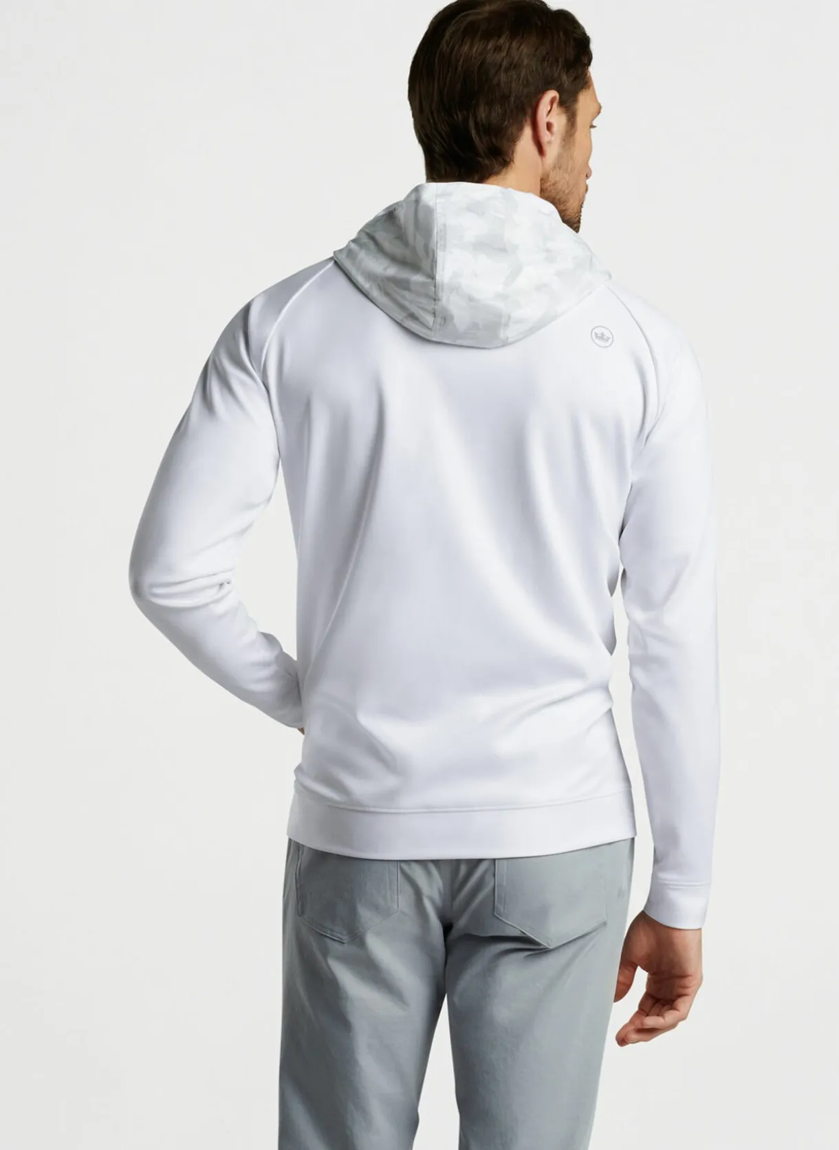 Weld Brushstroke Camo Half Snap Hoodie