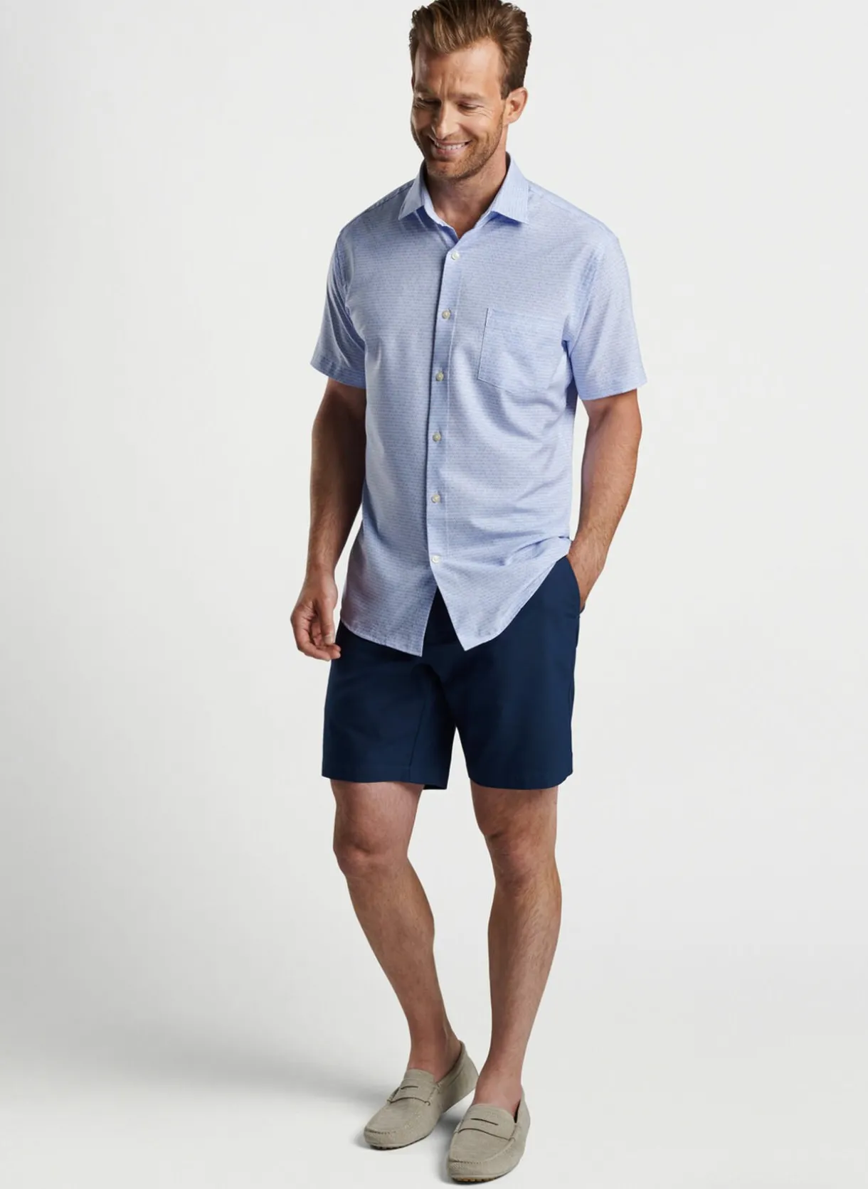 Wine Flight Performance Poplin Sport Shirt