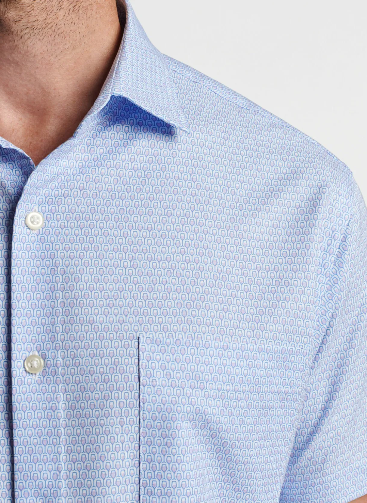 Wine Flight Performance Poplin Sport Shirt